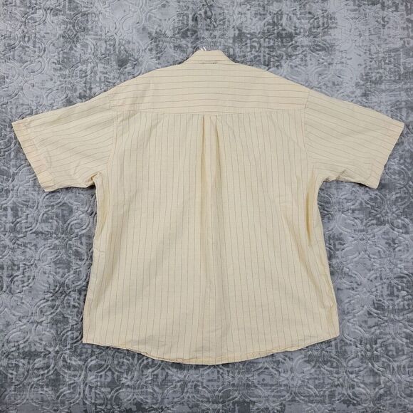 Roper Shirt Mens 2XL XXL Yellow Short Sleeve Button Down Pockets Western Rodeo - Picture 8 of 11